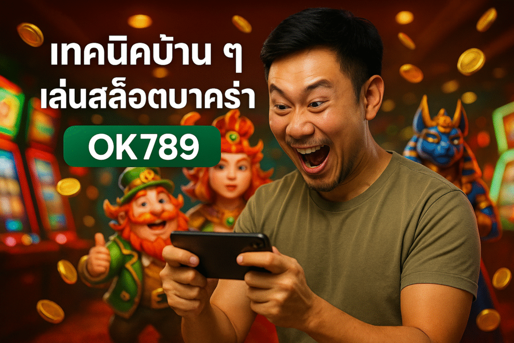 เทคนิคบ้าน ๆ เล่นสล็อตบาคาร่าที่เว็บ OK789 กำไรปัง